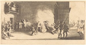 Korunování trním od Jacques Callot
