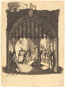 Korunování trním od Jacques Callot