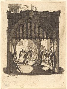 Korunování trním od Jacques Callot