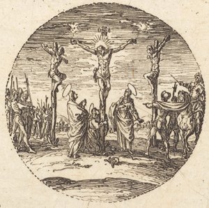 Ukřižování od Jacques Callot