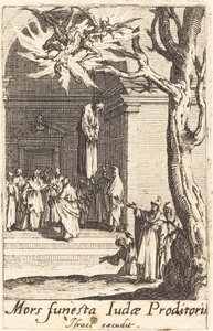 Jidášova smrt od Jacques Callot