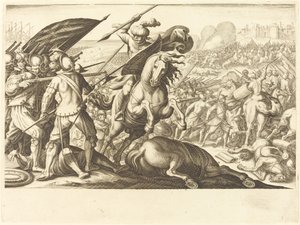 Porážka turecké kavalérie, c. 1614. od Jacques Callot