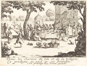 Rozptýlení, 1635. od Jacques Callot