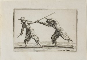Souboj s meči a dýkami od The Caprices od Jacques Callot