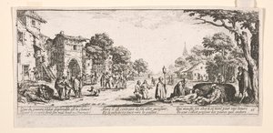 Umírání u silnice od Jacques Callot