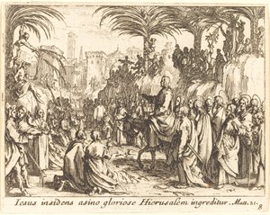 Vjezd do Jeruzaléma od Jacques Callot