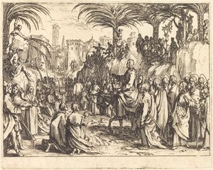 Vjezd do Jeruzaléma od Jacques Callot