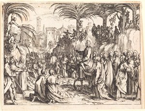Vjezd do Jeruzaléma od Jacques Callot