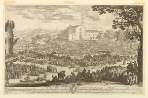 Veletrh v Imprunetě od Jacques Callot