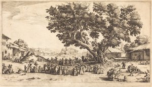 Trh v Xeuilley od Jacques Callot