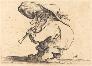 Flageolet Player od Jacques Callot