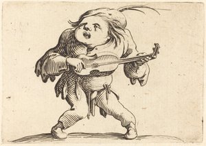 Hráč na kytaru od Jacques Callot