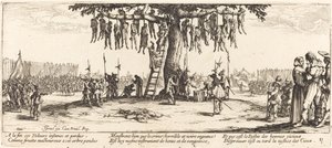 The Hanging, c. 1633. od Jacques Callot