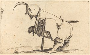 The Hooded Cripple, c. 1622. od Jacques Callot