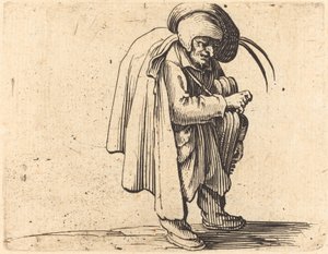 Hráč Hurdy-Gurdy od Jacques Callot