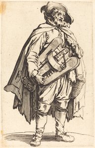 Hráč Hurdy-Gurdy od Jacques Callot