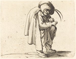 Hráč Hurdy-Gurdy od Jacques Callot