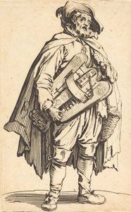 Hráč Hurdy-Gurdy od Jacques Callot