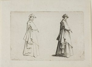 Dáma s plným oblečením z The Caprices od Jacques Callot