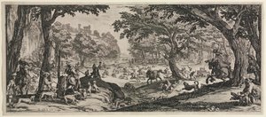 Velký lov, 1619. od Jacques Callot