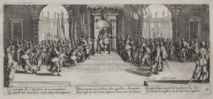 The Large Miseries of War: Distribuce of Recompense od Jacques Callot