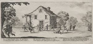 The Large Miseries of War: Marauding, 1633. od Jacques Callot