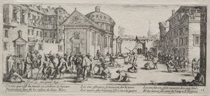 Velká bída války: Nemocnice od Jacques Callot