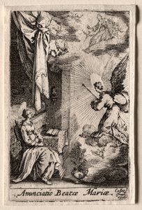 Život Panny Marie: Zvěstování od Jacques Callot