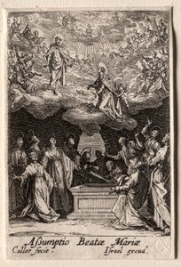 Život Panny Marie: Nanebevzetí Panny Marie od Jacques Callot