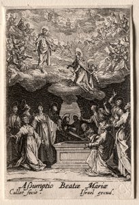 Život Panny Marie: Nanebevzetí Panny Marie. od Jacques Callot