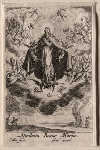 Život Panny Marie: Vlastnosti Panny. od Jacques Callot