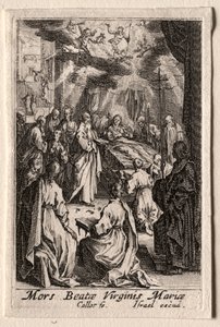 Život Panny Marie: Smrt Panny od Jacques Callot