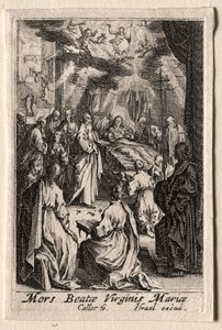 Život Panny Marie: Smrt Panny. od Jacques Callot