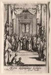 Život Panny Marie: Svatba Panny od Jacques Callot