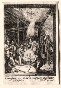 Život Panny: Narození Páně od Jacques Callot