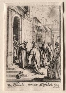 Život Panny Marie: Navštívení. od Jacques Callot