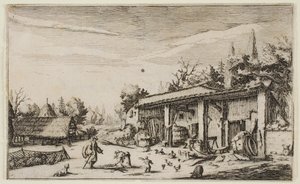 Malý statek od Jacques Callot