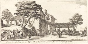 The Little Trellis, 1635. od Jacques Callot