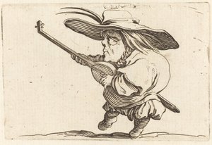Hráč na loutnu od Jacques Callot
