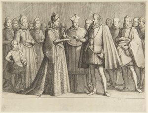 Svatba Ferdinanda I. od Jacques Callot