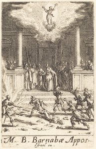 Umučení svatého Barnabáše, c. 16341635. od Jacques Callot