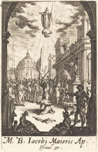 Umučení svatého Jakuba Majora od Jacques Callot