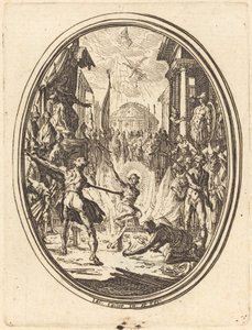 Umučení svatého Vavřince od Jacques Callot