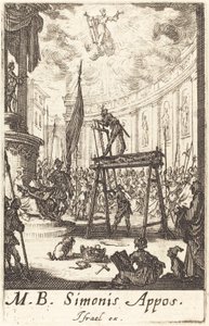 Umučení svatého Šimona od Jacques Callot