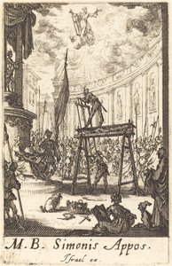 Umučení svatého Šimona, c. 16341635. od Jacques Callot