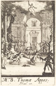 Umučení svatého Tomáše od Jacques Callot