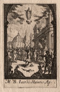 Umučení apoštolů: Svatý Jakub Větší. od Jacques Callot
