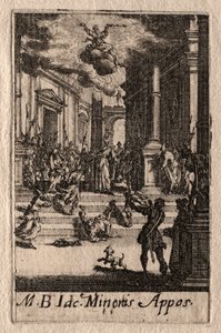 Umučení apoštolů: Svatý Jakub Menší. od Jacques Callot