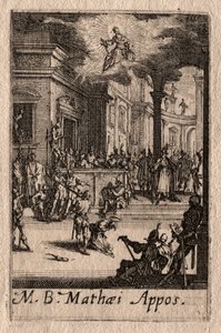 Umučení apoštolů: Svatý Matouš od Jacques Callot
