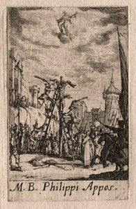 Umučení apoštolů: Svatý Filip. od Jacques Callot